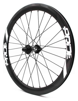 Paire de Roues Carbone Pride Gravity Gloss Expert V-Brake 28H Noir