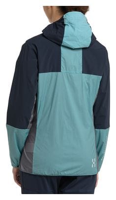 Langärmelige Jacke Women Haglöfs L.I.M Alpha Hood Blau
