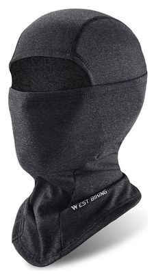 Cagoule Visage Complet Protection Chaude Noir / Gris