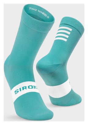 Chaussettes vélo Cyclisme Homme et Femme S1 Cyan Trollstigen Cyan