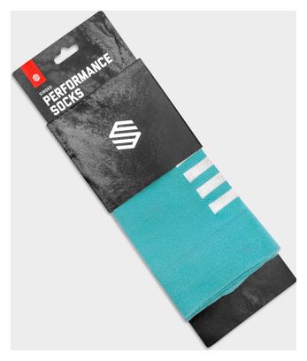 Chaussettes vélo Cyclisme Homme et Femme S1 Cyan Trollstigen Cyan