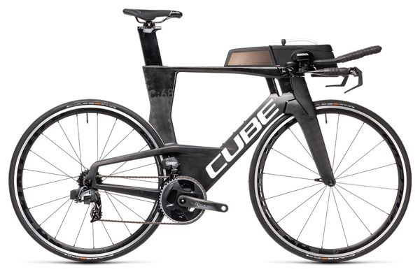 Cube Aerium C:68 SL (Low) Triathlonrad Sram Force eTap AXS 12S 700 mm Carbon Grau Schwarz