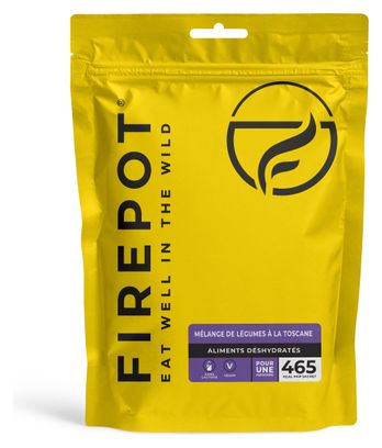 Comida liofilizada Firepot: mezcla de verduras a la toscana - 120 g