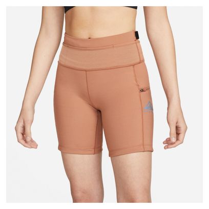 Pantalón corto Nike Dri-Fit Epic Luxe Trail rosa para mujer