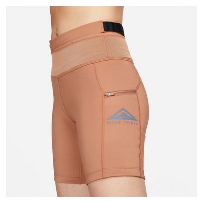 Pantalón corto Nike Dri-Fit Epic Luxe Trail rosa para mujer