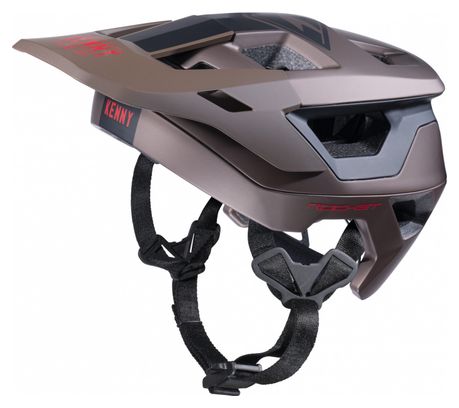 Casco marrón de Kenny Rocket
