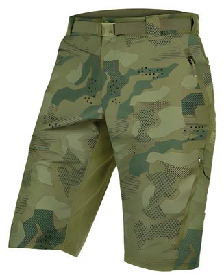 Endura Hummvee Camo Shorts Olijf Groen