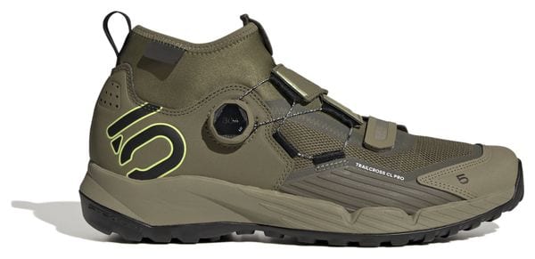 Five Ten Trailcross Pro Clip-In MTB Shoes Green/Black