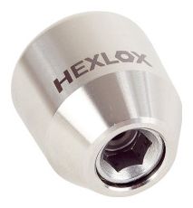 Tuerca de repuesto Hexlox HexNut para inserto Hexlox de 6 mm, plateado