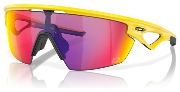 Máscara de carretera Oakley Sphaera Tour de France Matte Yellow/Prizm - OO9403-1236