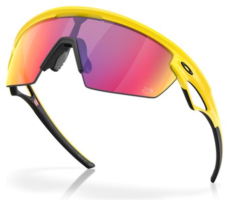 Máscara de carretera Oakley Sphaera Tour de France Matte Yellow/Prizm - OO9403-1236