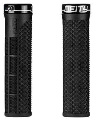 Paire de Grips Deity LockJaw 132 mm Noir