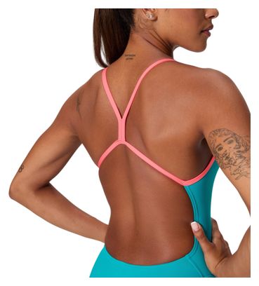 Maillot de Bain Speedo Club Training V-Back 2.0 Turquoise Femme