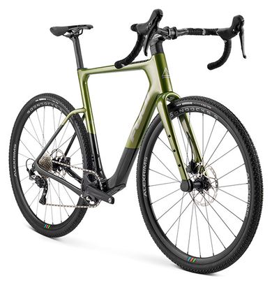 Gravel Bike Fuji Jari Carbon 1.3 Shimano GRX 11S 700 mm Verde Nero