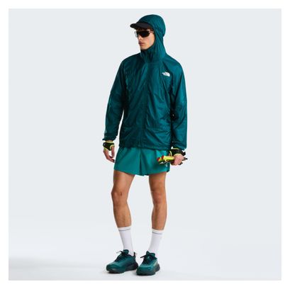 Giacca antivento The North Face Ridgelite Futurefleece verde da uomo
