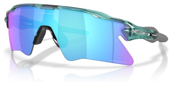 Oakley Radar EV Heater Sunglasses—Transparent Pacific/Prizm Sapphire Polarized/OO9541-0937