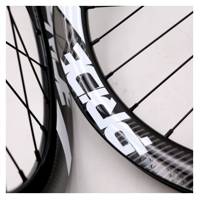 Paire de Roues Carbone Pride Gravity Gloss Expert Disc 28H Noir