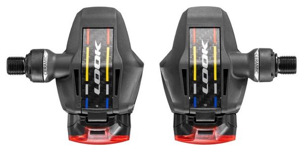 Paar Look Keo Blade Ceramic Vision zwarte klikpedalen