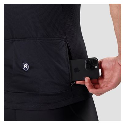 Maillot Manches Courtes Vélo Rogelli Essential II Noir Homme