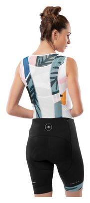 Cuissard vélo court femme Cyclisme BX Jungle Noir