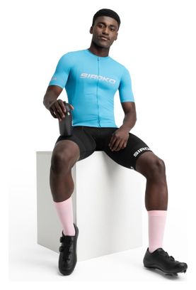 Maillot vélo mesh manches courtes homme Cyclisme M8 Environs Bleu