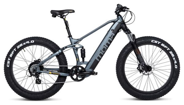 Moma Bikes VTT  FATBIKE 26 PRO  Equipped Full SHIMANO  Freins à disques Hydrauliques  Bat. Ion Lithium integrada 48V 13Ah