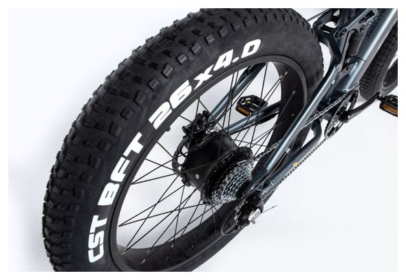 Moma Bikes VTT  FATBIKE 26 PRO  Equipped Full SHIMANO  Freins à disques Hydrauliques  Bat. Ion Lithium integrada 48V 13Ah