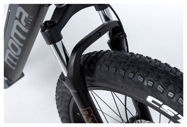 Moma Bikes VTT  FATBIKE 26 PRO  Equipped Full SHIMANO  Freins à disques Hydrauliques  Bat. Ion Lithium integrada 48V 13Ah