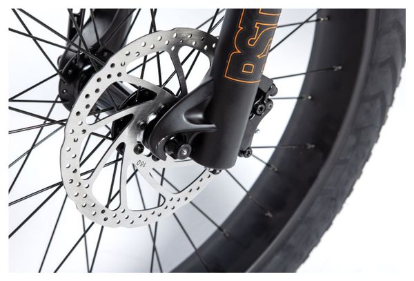 Moma Bikes VTT  FATBIKE 26 PRO  Equipped Full SHIMANO  Freins à disques Hydrauliques  Bat. Ion Lithium integrada 48V 13Ah / 160-195 cm 