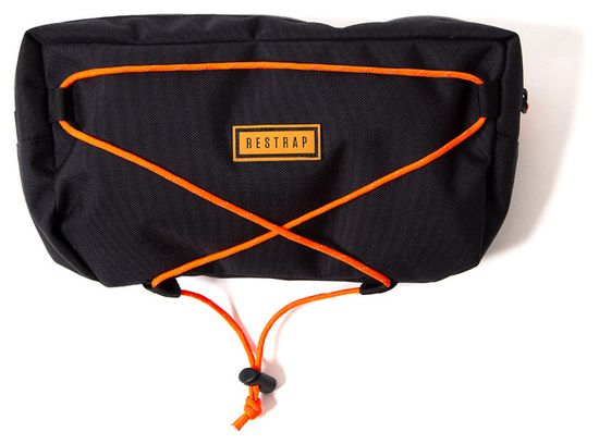 Bolsa de manillar Restrap Bar Bag Holster con bolsa impermeable / 14 + 3 L / Negra Naranja