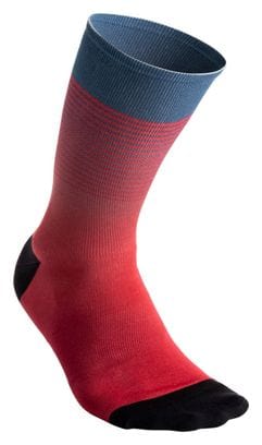 7mesh Fading Light 7.5 Unisex Cherry Red Socks