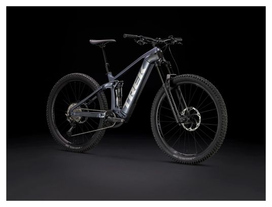 VTT Électrique Tout-Suspendu Trek Rail 9.7 Shimano SLX / XT 12V 625 Wh 29'' Gris Gén 4