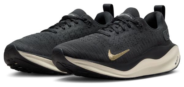 Nike ReactX Infinity Run 4 Dames Hardloopschoenen Zwart Goud