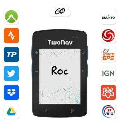 GPS Roc Bleu + Pulsomètre TwoNav