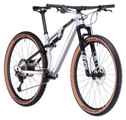 Cube AMS Zero99 C:68X Race 29 Volledig geveerde MTB Shimano XT 12S 29'' Zilver 2023