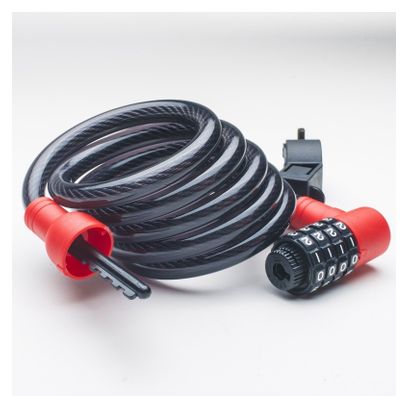 Antivol Câble Qloc Security SPC-12-150 | 12 x 1500 mm + Support