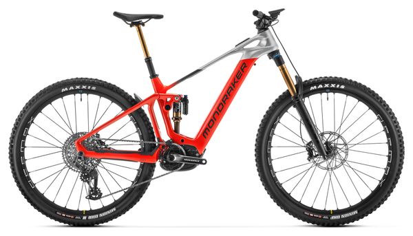 VTT Électrique Tout-Suspendu Mondraker Crafty Carbon RR Sram GX T-Type 12V 750 Wh 29'' Rouge Gris 2024