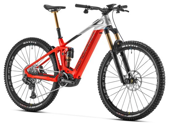 Mondraker Crafty Carbon RR MTB elettrica a sospensione completa Sram GX T-Type 12S 750 Wh 29'' Red Grey 2024