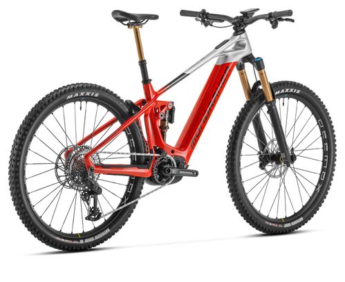 VTT Électrique Tout-Suspendu Mondraker Crafty Carbon RR Sram GX T-Type 12V 750 Wh 29'' Rouge Gris 2024