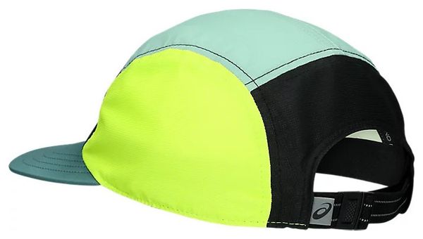 Casquette Asics 5 Panel Cap Vert/Jaune