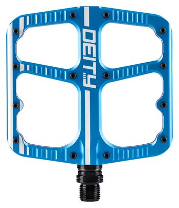 Deity Flat Trak Flat Pedals Blue