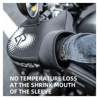 Gloves warm windproof in fleece black