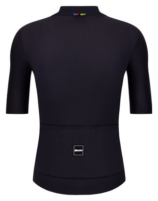 Santini Mondo UCI Maglia a manica corta nera