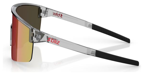Unisex Glasses Bliz P004 L Dark Grey Transparent/Red