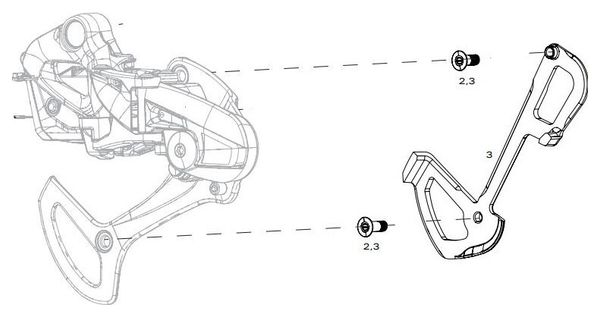 Sram D XO1 Eagle AXS Inner Clevis