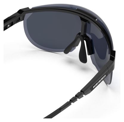 Lunettes Aerotrail Noir Brillant / Miroir Bleu Scicon Sports