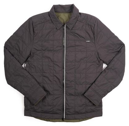 Chrome Two Way Insulted Shaket Shirt Schwarz / Olivgrün