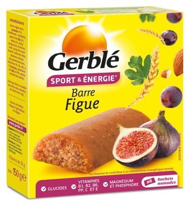 Gerblé Sport Figue Energy Bar (Scatola da 6)