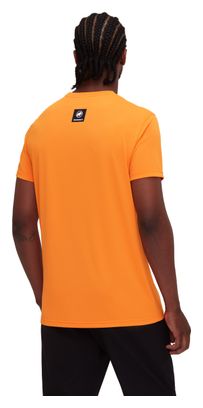 Camiseta Técnica Mammut Massone Sport Naranja