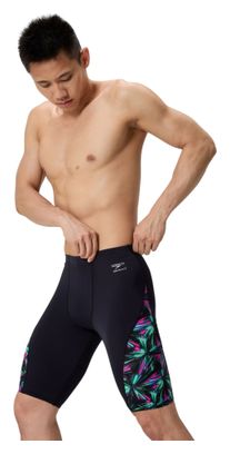Calzini da nuoto Speedo Club Training Splice Nero/Verde Uomo